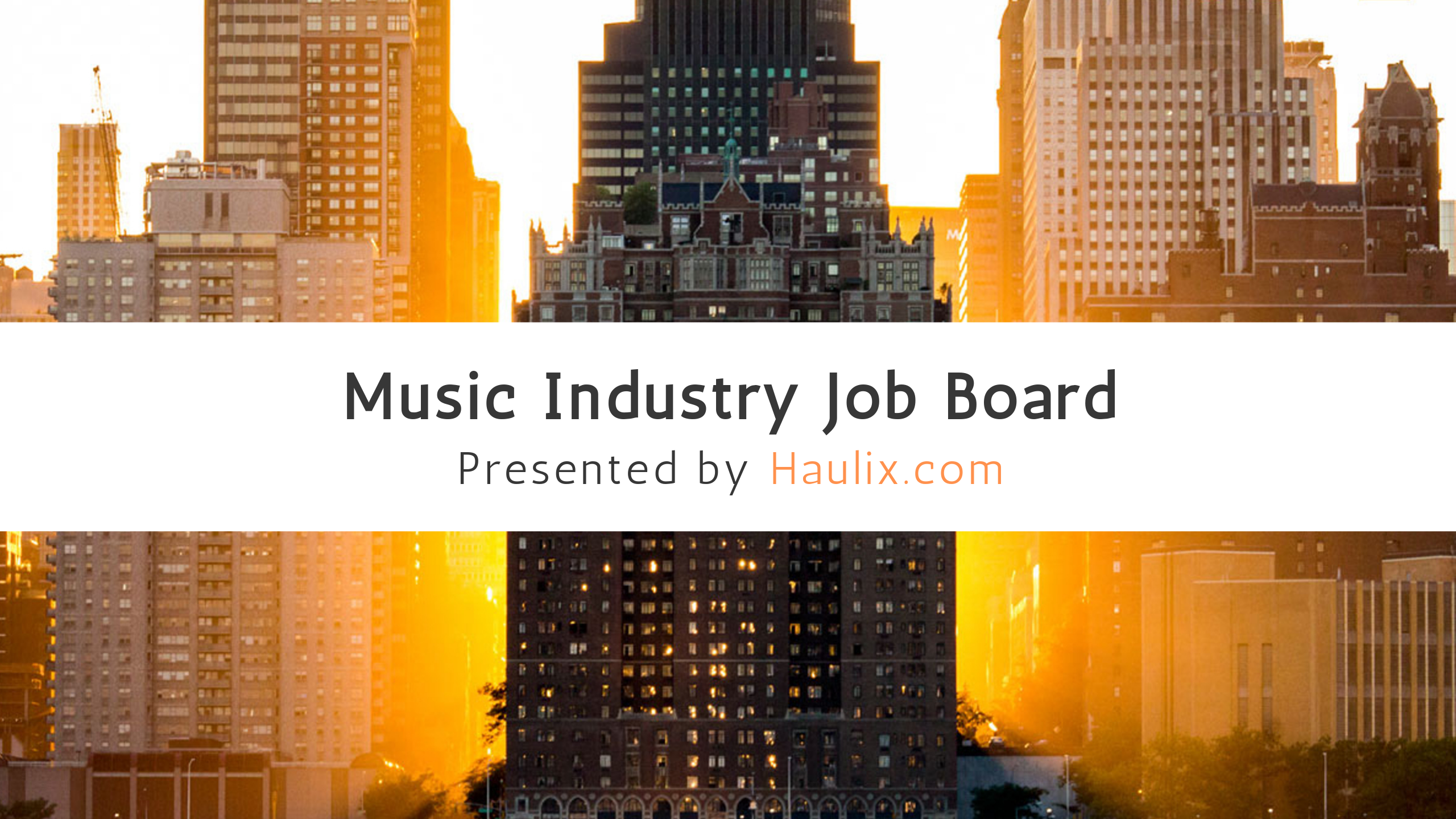 Music Industry Job Board