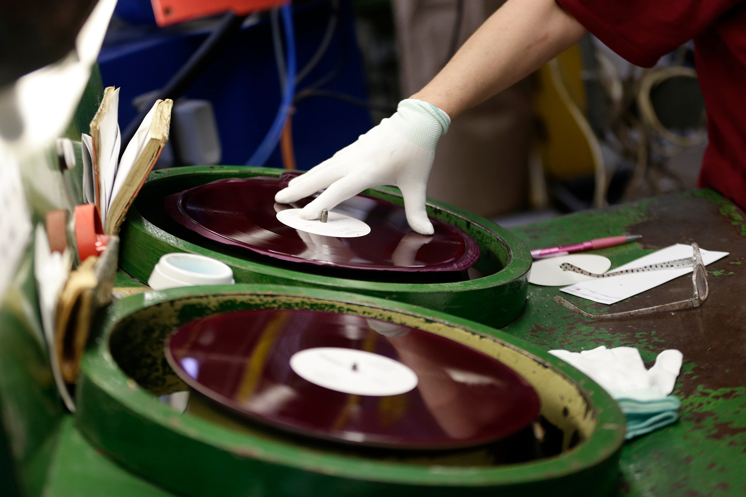 vinyl record production